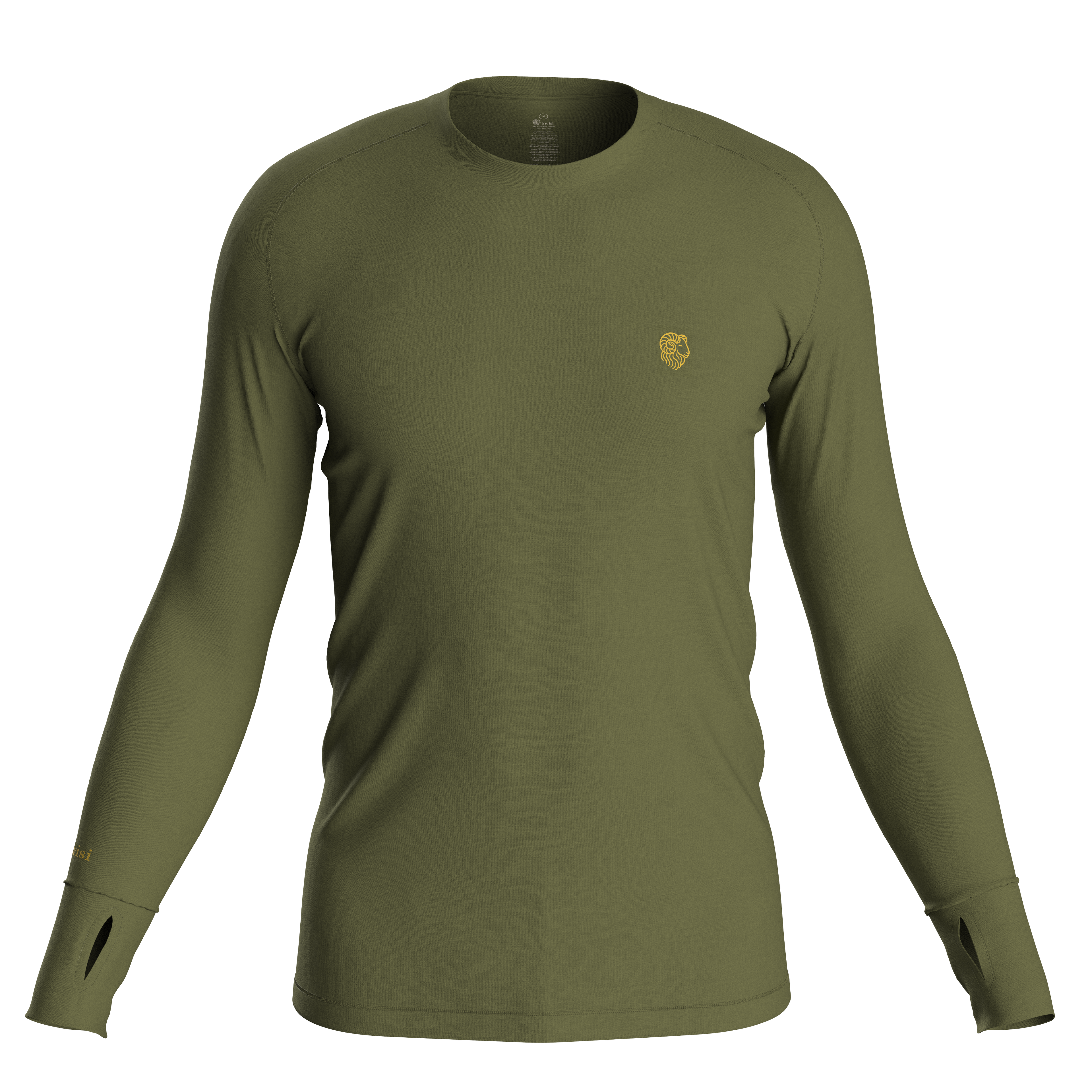 Invisi Crewneck Tshirt LS Mens