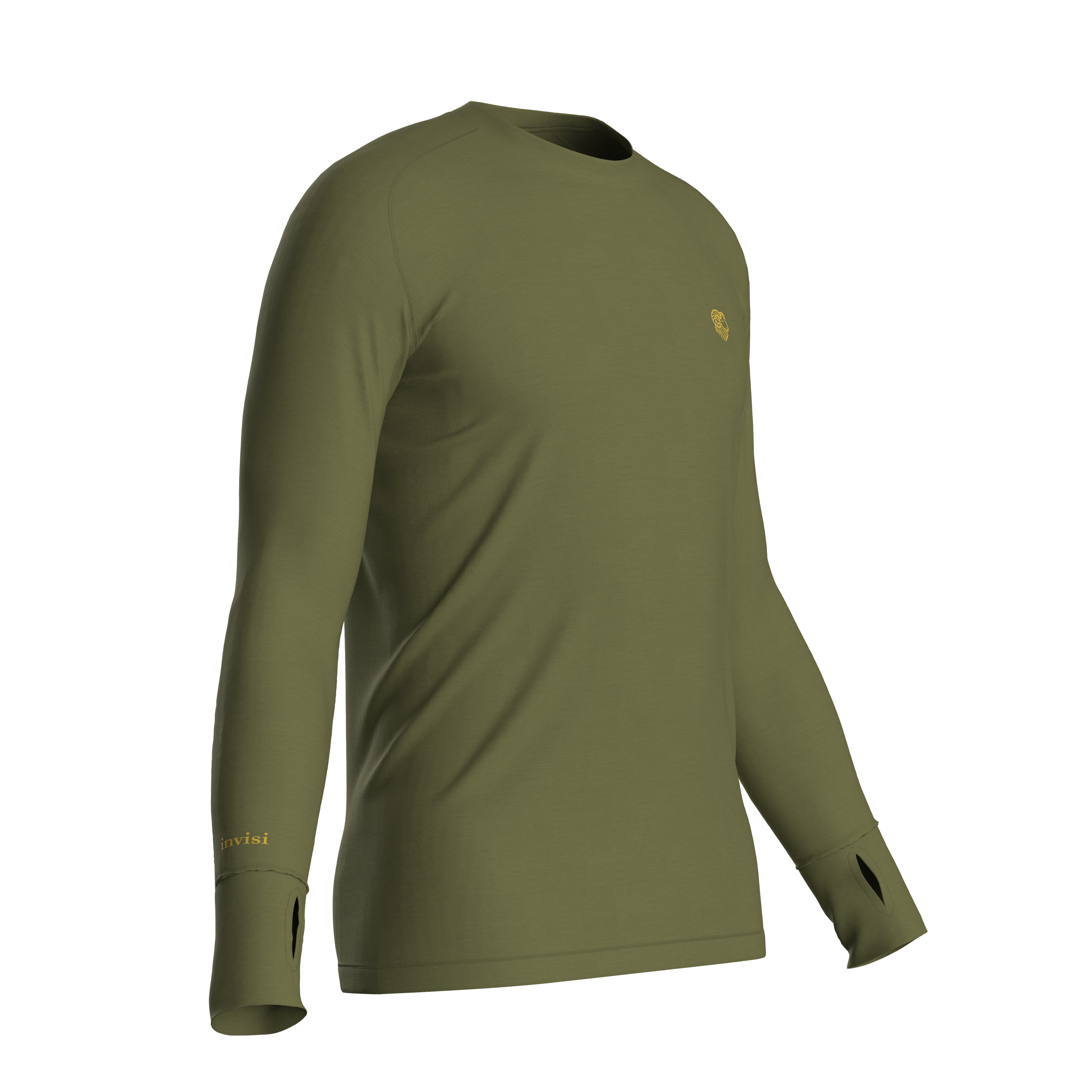 Invisi Crewneck Tshirt LS Mens