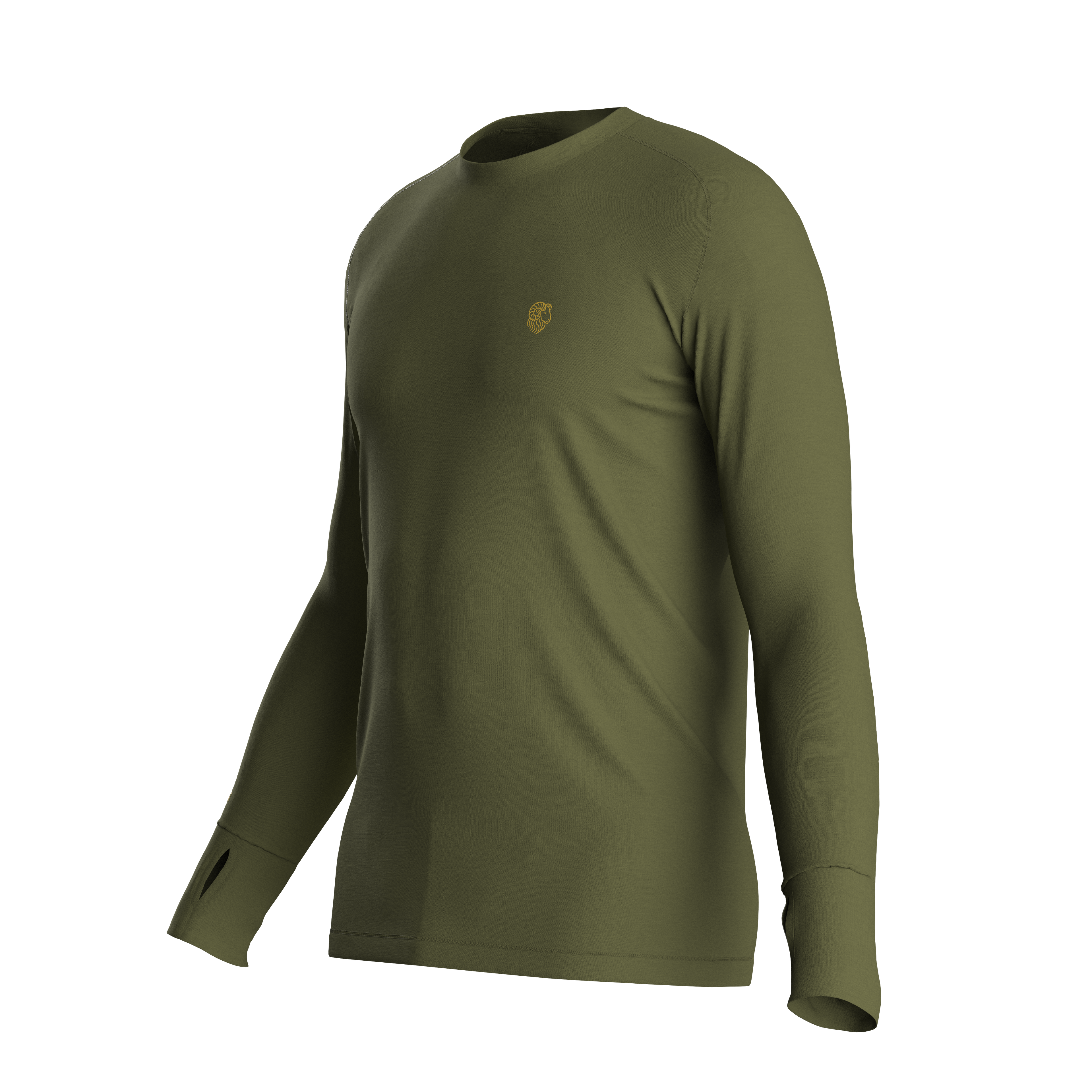 Invisi Crewneck Tshirt LS Mens
